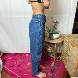 Vintage LEE dark wash mom jeans